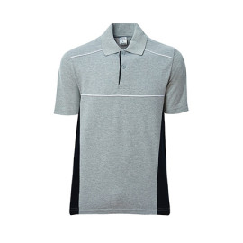 Polo Yaka Tişört İki Renkli Biyeli