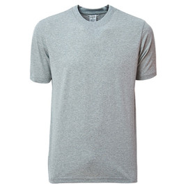 Basic Tişört Gri Melanj Erkek